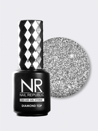 NAIL REPUBLIC   Топ светоотражающий без л/с   Top   DIAMOND   #07   15мл оптом