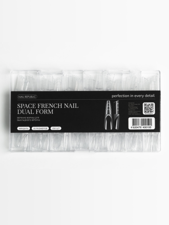 NAIL REPUBLIC   Выкладной френч  МИНДАЛЬ   150шт   Верхние формы с бортиком оптом