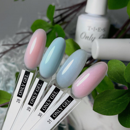 TIES   Гель для укрепления  ONLY GEL  15мл   Flowers   №29 оптом