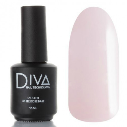 DIVA   База камуфлирующая  French Base WHITE ROSE   15мл оптом