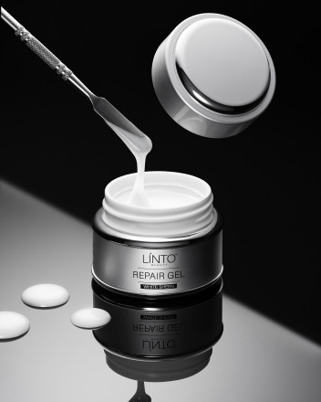 LINTO   Гель для моделирования   Repair Gel   WHITE SHEEN   15мл оптом