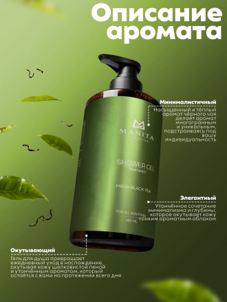 MANITA   Gel MOLECULE   460мл   Гель для душа парфюмированный оптом