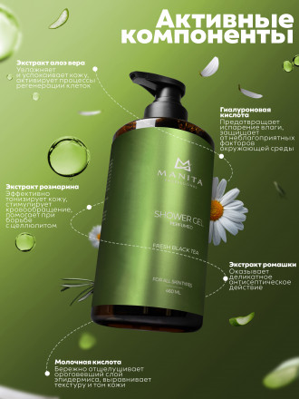 MANITA   Gel MOLECULE   460мл   Гель для душа парфюмированный оптом