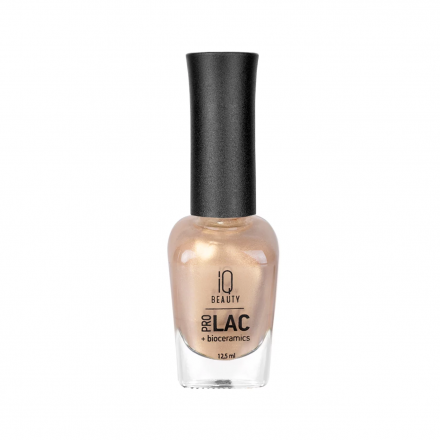 IQ BEAUTY   Лак для ногтей с биокерамикой перламутровый   12,5мл   Prolac GOLDEN HAZE   #081 оптом