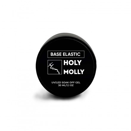 HOLY MOLLY   База прозрачная   Base   ELASTIC RUBBER   30мл   (шайба) оптом