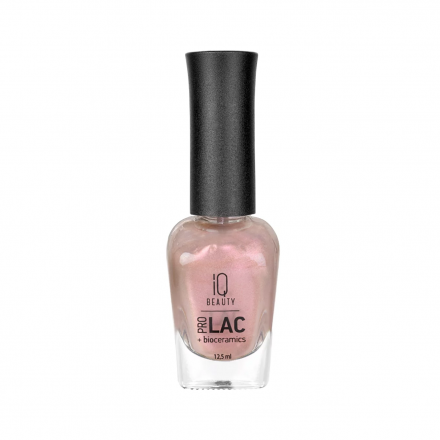 IQ BEAUTY   Лак для ногтей с биокерамикой перламутровый   12,5мл   Prolac PEACH BELLINI   #082 оптом