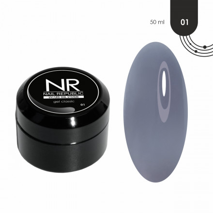 NAIL REPUBLIC   Гель  для моделирования самовыравнивающийся   Gel   CLASSIC   #01   50г оптом