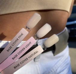 ONE NAIL   Base COVER NATURAL  30мл (бутылка)   База камуфлирующая эластичная  (легкие в снятии)