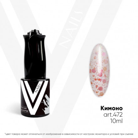 VOGUE NAILS   Гель-лак с шестигранниками  10мл  КИМОНО оптом