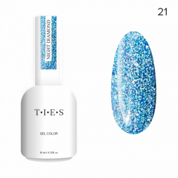 TIES   Гель-лак светоотражающий  10мл  Night Diamond   #21   (СНЯТО)