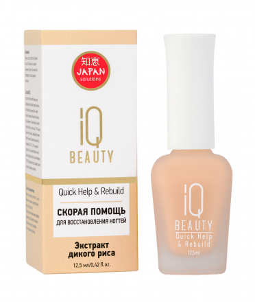 IQ BEAUTY   Скорая помощь для восстановления ногтей   12,5мл   QUICK HELP &amp; REBUILD оптом