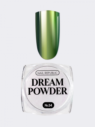 NAIL REPUBLIC   Втирка жемчужная   DREAM POWDER   #34 оптом