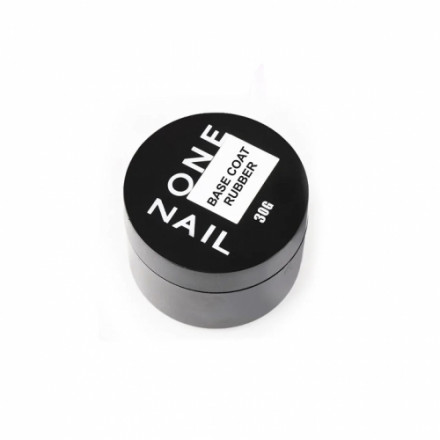 ONE NAIL   База прозрачная   RUBBER base  (шайба)   30мл оптом