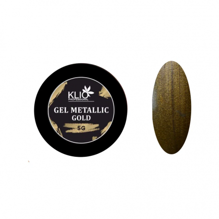 KLIO   Гель-краска  5г  Gel Metallic  GOLD оптом