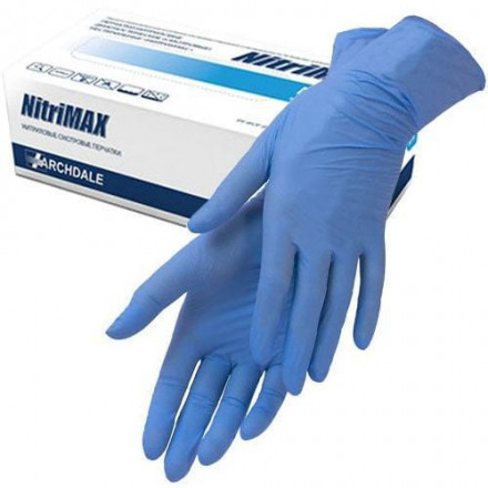NITRIMAX   Перчатки нитриловые  50пар   Голубые   XS оптом