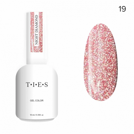 TIES   Гель-лак светоотражающий  10мл  Night Diamond   #19   (СНЯТО) оптом