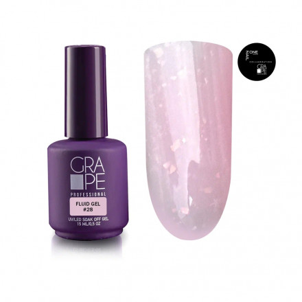 ONE NAIL &amp; GRAPE   Гель для укрепления   Fluid gel   #28   15мл оптом