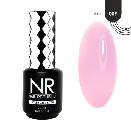 NAIL REPUBLIC   База камуфлирующая   Base COVER   #09   15мл оптом