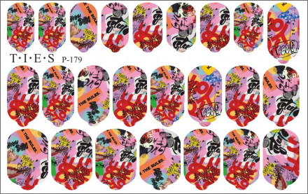 TIES   Пленка для маникюра   P-179 оптом