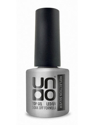 UNO   Top Reflection SILVER   8мл (8г)   Топ без л/с светоотражающий   (под заказ) оптом