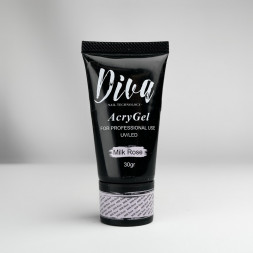 Acrylgel Milk rose, 30 мл DIVA   (СНЯТО)