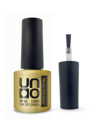 UNO   Top Reflection GOLD   8мл (8г)   Топ без л/с светоотражающий   Limited оптом