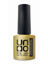 UNO   Top Reflection GOLD   8мл (8г)   Топ без л/с светоотражающий   (под заказ)