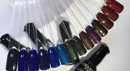 VOGUE NAILS   Гель-лак с блестками  10мл  МУЗЫКАЛЬНАЯ НОТА оптом