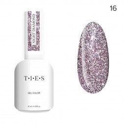 TIES   Гель-лак светоотражающий  10мл  Night Diamond   #16   (СНЯТО)
