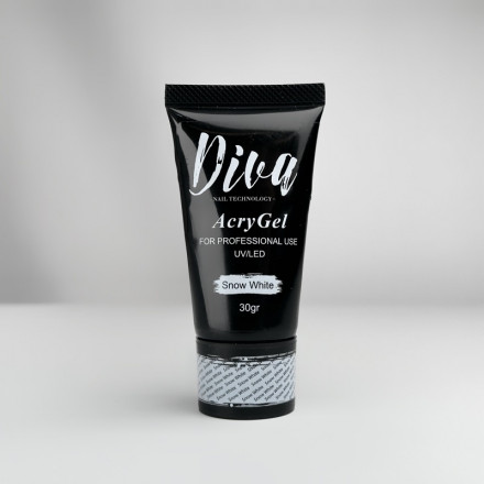 Acrylgel Snow white, 30 мл DIVA   (СНЯТО) оптом