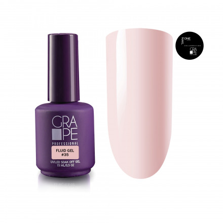 ONE NAIL &amp; GRAPE   Гель для укрепления   Fluid gel   #35   15мл оптом