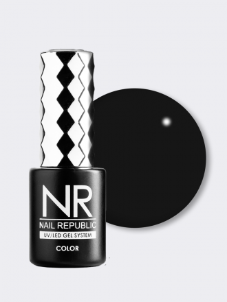 NAIL REPUBLIC   Гель-лак    10мл   Classic Vamp   #100   Черный оптом