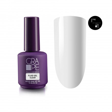 GRAPE   Гель для укрепления   Fluid gel   CLEAR   15мл оптом