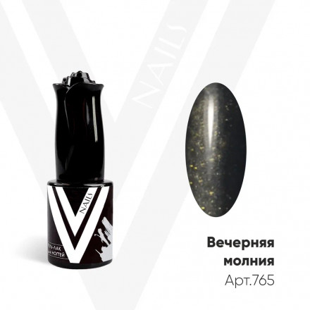 VOGUE NAILS   Гель-лак с блестками  10мл  ВЕЧЕРНЯЯ МОЛНИЯ оптом