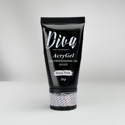 Acrylgel Snow pink, 30 мл DIVA   (СНЯТО) оптом
