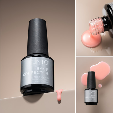 LiNTO   База камуфлирующая  15мл  Base  NAKED CANDY оптом