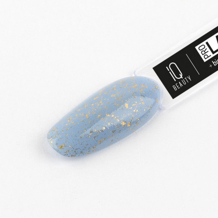 IQ BEAUTY   Лак для ногтей с биокерамикой с поталью   12,5мл   Prolac AQUAMARINE TEARS   #090 оптом