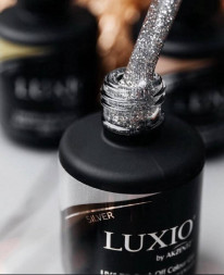 LUXIO Top SILVER 15мл Топ с шиммером с л/с