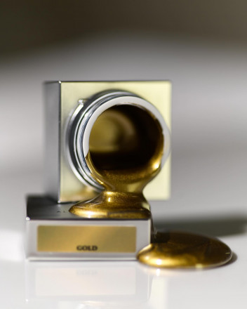 ALTA NIVELO   Гель-краска жидкое золото   5г   Gel Metallic   GOLD оптом