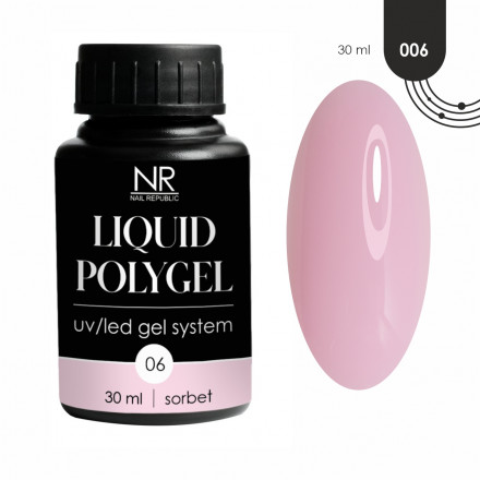 NAIL REPUBLIC   Жидкий полигель   LIQUID POLYGEL   #06   30мл оптом