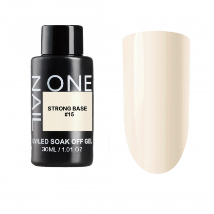 ONE NAIL   Base STRONG #15   30мл (бутылка)   База камуфлирующая густая оптом
