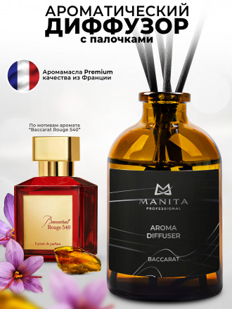 MANITA   Aroma Diffuser BACCARAT   50мл   Диффузор  для помещения оптом