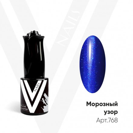 VOGUE NAILS   Гель-лак с блестками  10мл  МОРОЗНЫЙ УЗОР оптом