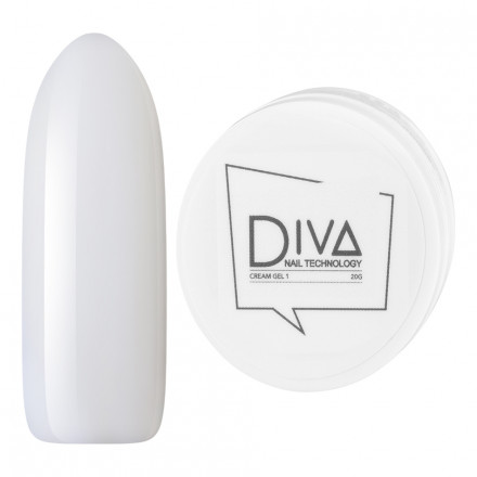 DIVA   Гель для ремонта и бортиков  20мл  CREAM GEL   #01 оптом