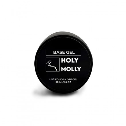 HOLY MOLLY   База прозрачная   Base   GEL   50мл   (шайба) оптом