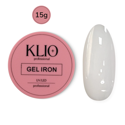 KLIO   Gel Iron   MILK   15г   Гель для моделирования  средне-густой молочный** оптом