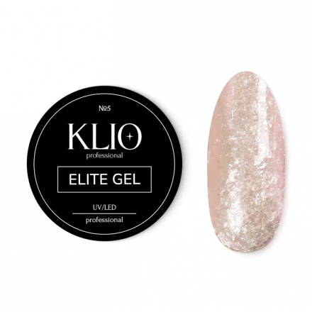 KLIO  Гель-лак со слюдой   5г (банка)   ELITE  GEL   #05 оптом