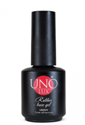 UNO LUX   База каучуковая  RUBBER BASE   15мл (16г)   (СНЯТО) оптом