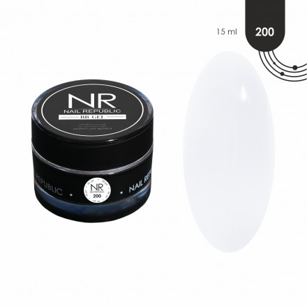 NAIL REPUBLIC   Гель  для моделирования самовыравнивающийся полупрозрачный   BB-GEL Classic   #200   15г оптом