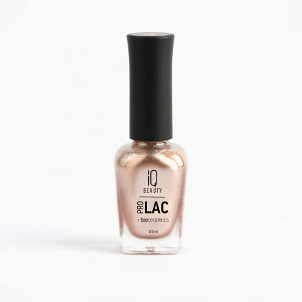 IQ BEAUTY   Лак для ногтей с биокерамикой с шиммером   12,5мл   Prolac SOLAR BRONZE   #098 оптом